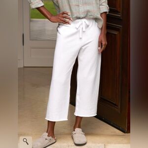 New Frank & Eileen Soft White fleece Cathrine Sweatpants